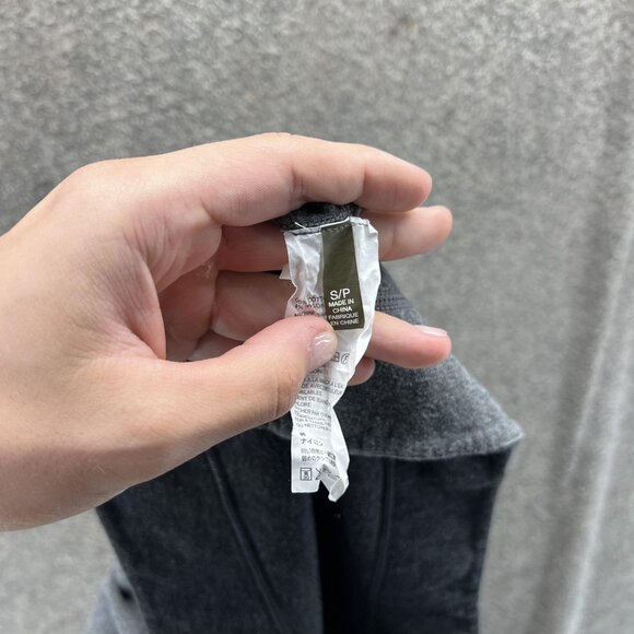 Tommy Bahama Sweatshirt Dress Womens Small Gray Quarter Zip Tunic Reversible - Picture 10 of 11